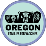 logo for oregon families for vaccines